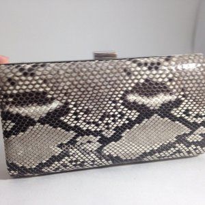 box covered with python and chain, can hold large smartphones